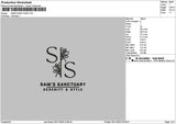 Samstext Embroidery File 6 sizes