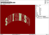 Fransiscotext 1503 Embroidery File 6 sizes