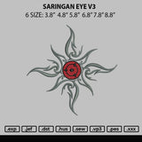 Saringan Eye Embroidery File 6 sizes