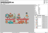 Seasontext 0512 Embroidery File 6 sizes