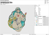 SEXY CARTOON Embroidery File 6 size