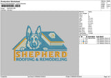 Shepherdtext Embroidery File 6 sizes