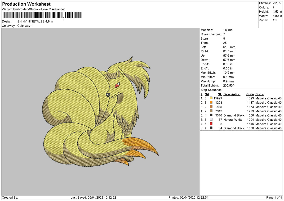 Shiny Ninetales