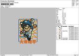 Chibi Boy 0912 Embroidery File 6 sizes