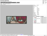 Shoto Todoroki Eyes Rectangle Embroidery