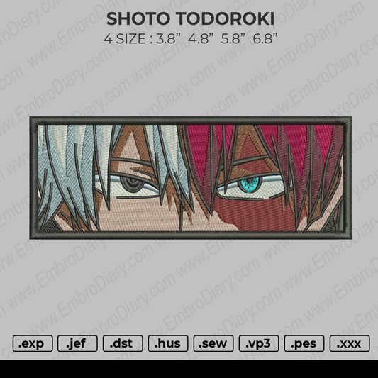 Shoto Todoroki Eyes Rectangle