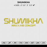 SHUMIKHA Embroidery