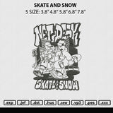skate and snow