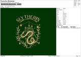Slyntherin 0711 Embroidery File 6 sizes