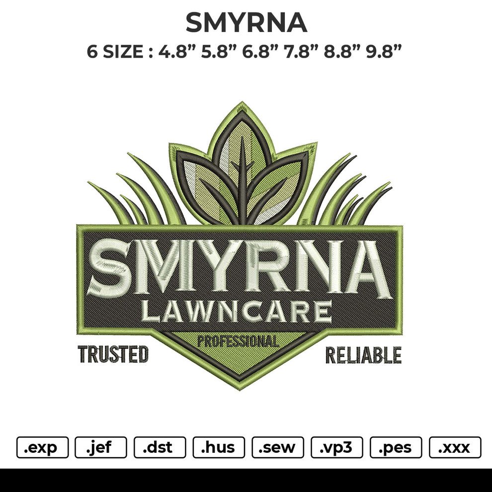 SMYRNA Embroidery File 6 size – artistitch