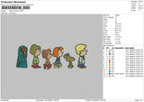 Doo Friends Embroidery File 6 sizes