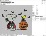 Snoopy Halloween Embroidery