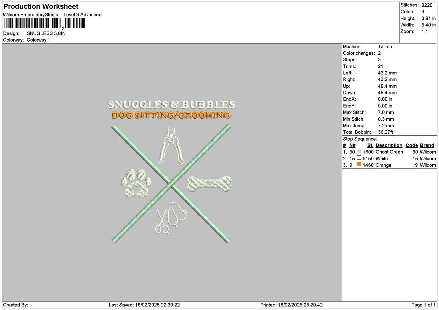Snugglestext Embroidery File 6 sizes