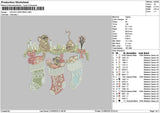 Socksxmas Embroidery File 8 sizes