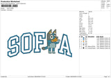 SOFIA Embroidery File 6 size
