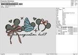 Mickeyblue 001 Embroidery File 6 sizes
