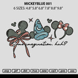 Mickeyblue 001 Embroidery File 6 sizes