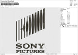 SONY PICTURES Embroidery File 6 size