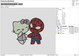 Spiderkitty V3 Embroidery File 6 sizes