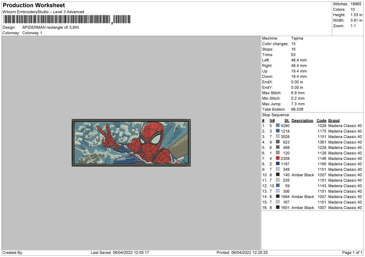 Spiderman Rectangle V5