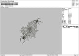 Spidersweb 02 Embroidery File 6 sizes