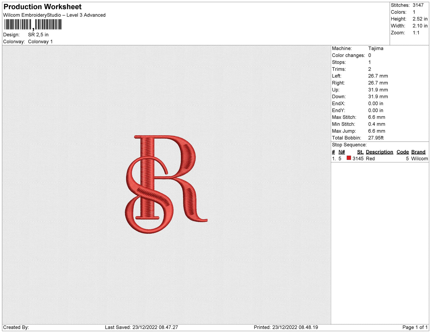 SR Embroidery