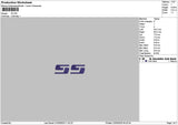 Sstext 02 Embroidery File 6 sizes