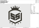 SS logo Embroidery File 6 size