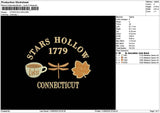 Starstext 1109 Embroidery File 6 sizes