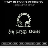 STAY BLESSED RECORDS Embroidery