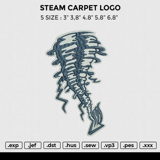 STEAM CARPET LOGO Embroidery