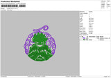 Fruit Purple Embroidery File 6 sizes
