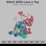 Stitch With Love And Toy