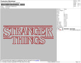 Stranger Things Embroidery