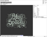 Stay Spooky Embroidery