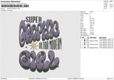 SUPER GRAPHIC Embroidery File 6 size