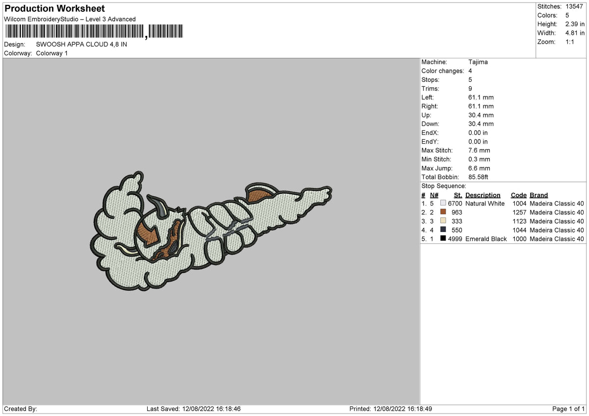 Swoosh Appa Cloud