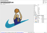 SWOOSH BASKETBALL Embroidery