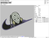 Swoosh 05 Anime Embroidery