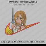 Swoosh Sword Asuna Embroidery