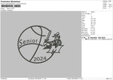 Senior 24 Embroidery File 6 sizes