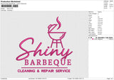 Shiny Embroidery File 6 size
