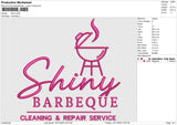 Shiny Embroidery File 6 size
