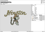 Snoopy1902b Embroidery File 6 sizes