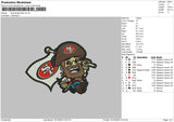 Pirate 1612 Embroidery File 6 sizes