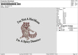 Spicytext 01 Embroidery File 6 sizes
