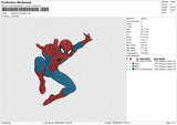 Spiderman 28325 Embroidery File 6 size