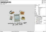 Starstext 1812 Embroidery File 6 sizes