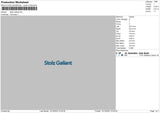 Stolz G Bold Embroidery File 6 sizes