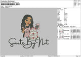 Sweetsbytext Embroidery File 6 sizes